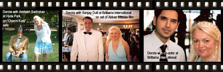 Actress Dorota Lopatynska-de-Slepowron in Bollywood films