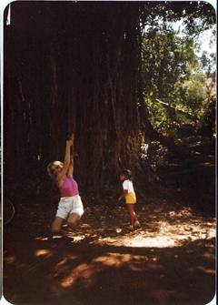 Dorota Lopatynska-de-Slepowron modeling at Goa in India