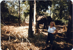 Dorota Lopatynska-de-Slepowron modeling at Goa in India