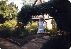 Dorota Lopatynska-de-Slepowron modeling at Goa in India