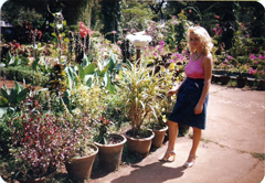 Dorota Lopatynska-de-Slepowron modeling at Goa in India